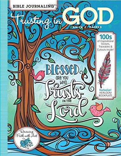 Bible Journaling - Trusting in God. 100s of Inspirational Stickers. Traceables & Cutouts. Exclusive! Heirloom Bookplate