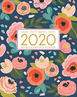 2020 Planner Weekly and Monthly: Jan 1. 2020 to Dec 31. 2020: Weekly & Monthly Planner + Calendar Views | Inspirational Quotes and Navy Floral C